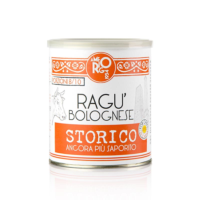 Ragu Bolognese storico, Amerigo - 800 g - Glas Ragu Bolognese storico, Amerigo - 800 g - Glas