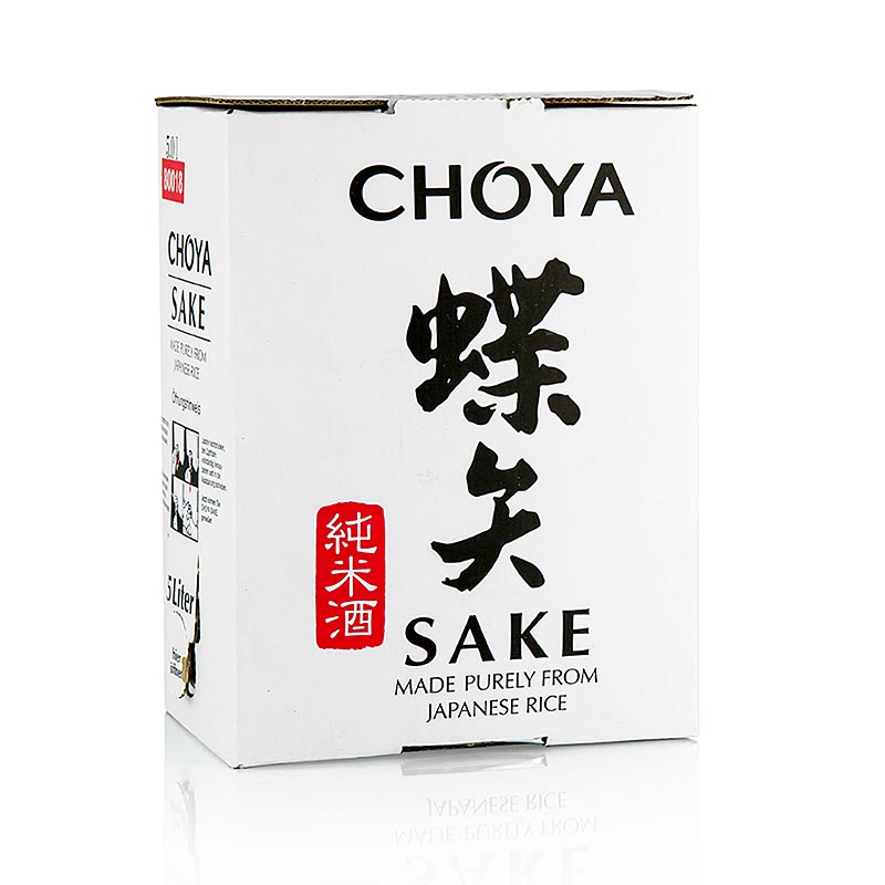 Choya sake, 14,5% vol., fra Japan - 5 liter - Taske i aeske