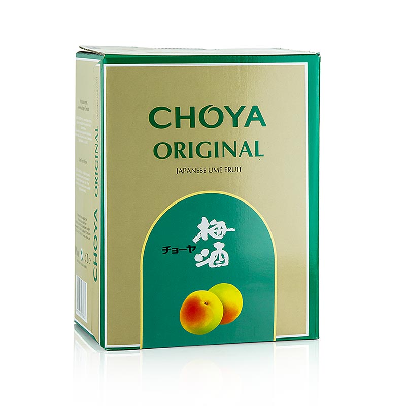 Blommevin Choya Original (Plum) 10% vol. - 5 liter - Taske i aeske
