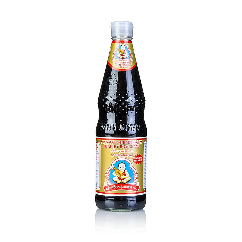 Sojasaus - Shoyu, Healthy Boy, donker, met champignons - 700 ml - Fles