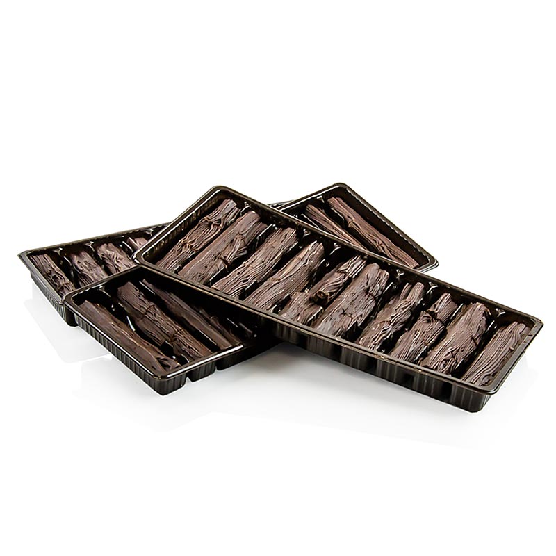 Chocolat à l`écorce d`Ulm, noir 50%, environ 7,5 cm - 2,5 kg - sac