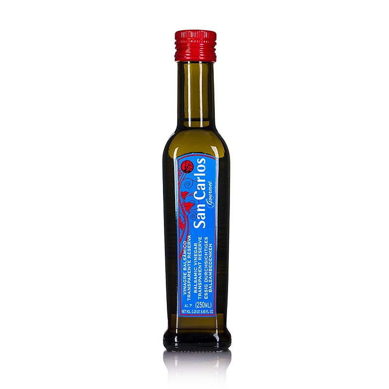 Balsamico Bianco Reserve, 5 jaar, San Carlos Gourmet - 250 ml - fles