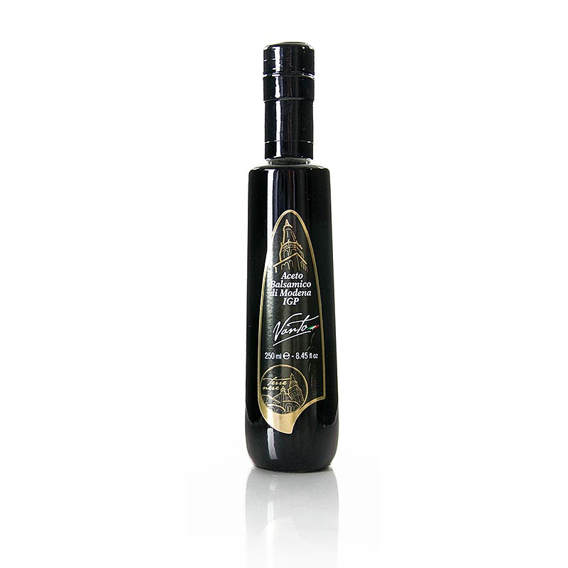 Vanto, Aceto Balsamico aus Modena, 6% Säure, ohne Präsentbox, Terre Nere - 250 ml - Pe-flasche Vanto, Aceto Balsamico aus Modena, 6% Säure, ohne Präsentbox, Terre Nere - 250 ml - Pe-flasche