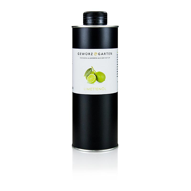 Gewürzgarten Limettenöl in nativem Olivenöl extra - 500 ml - Aluflasche