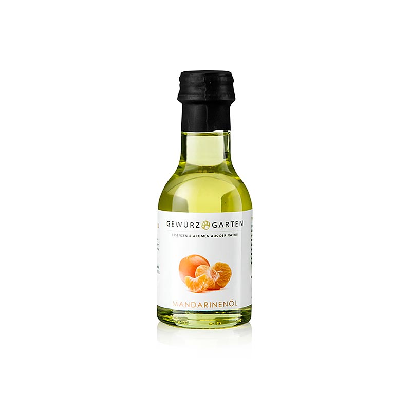 Gewürzgarten Mandarinenöl in Rapsöl - 100 ml - Flasche Gewürzgarten Mandarinenöl in Rapsöl - 100 ml - Flasche