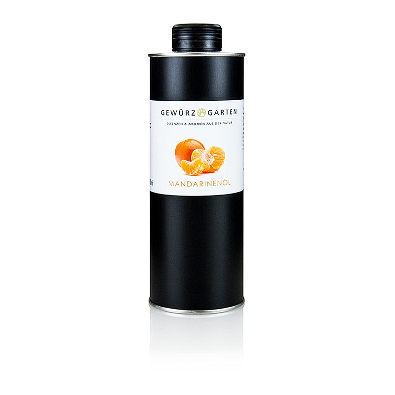 Gewürzgarten Mandarinenöl in Rapsöl - 500 ml - Aluflasche