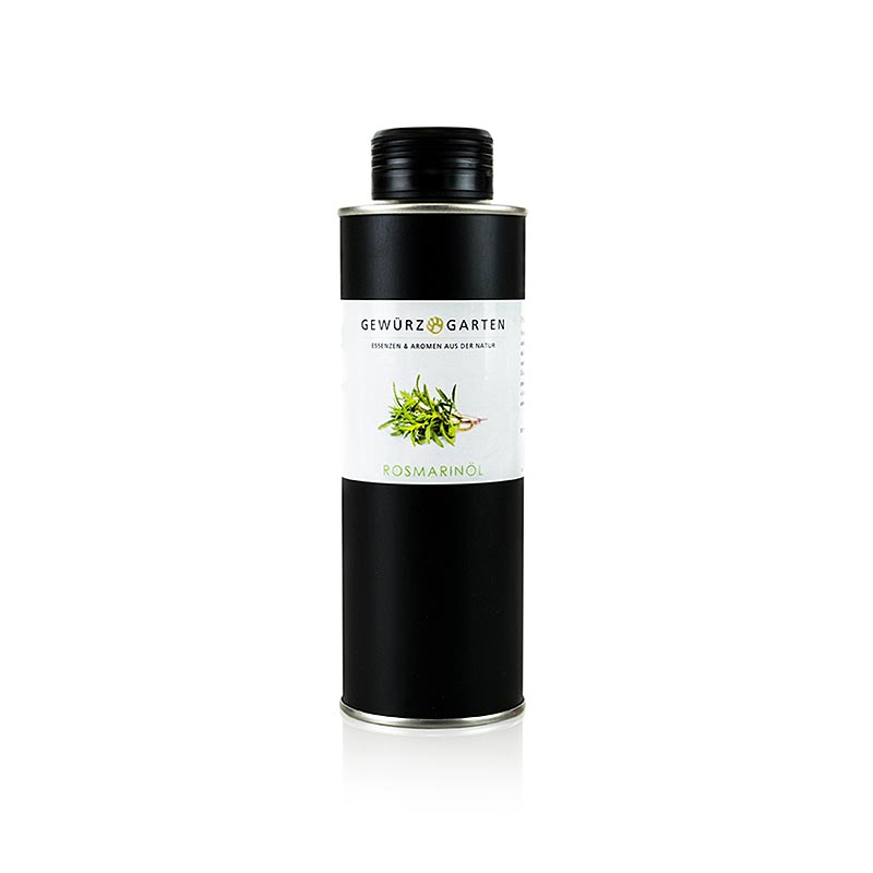Gewürzgarten Rosmarinöl in Rapsöl - 250 ml - Aluflasche Gewürzgarten Rosmarinöl in Rapsöl - 250 ml - Aluflasche