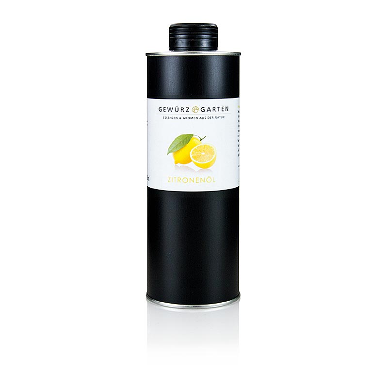 Gewürzgarten Zitronenöl in Rapsöl - 500 ml - Aluflasche
