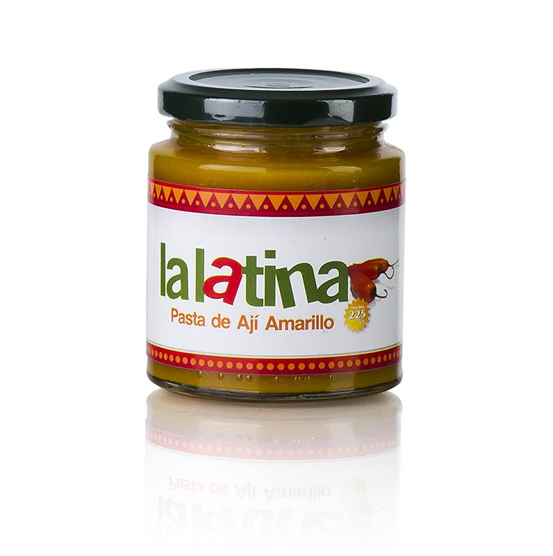 Chili-Paste, gelb, Pasta de Aji Amarillo - lalatina aus Peru - 225 g - Glas