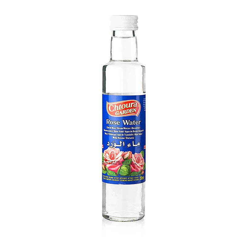 Rosenwasser, mit Rosenextrakt - 250 ml - Flasche