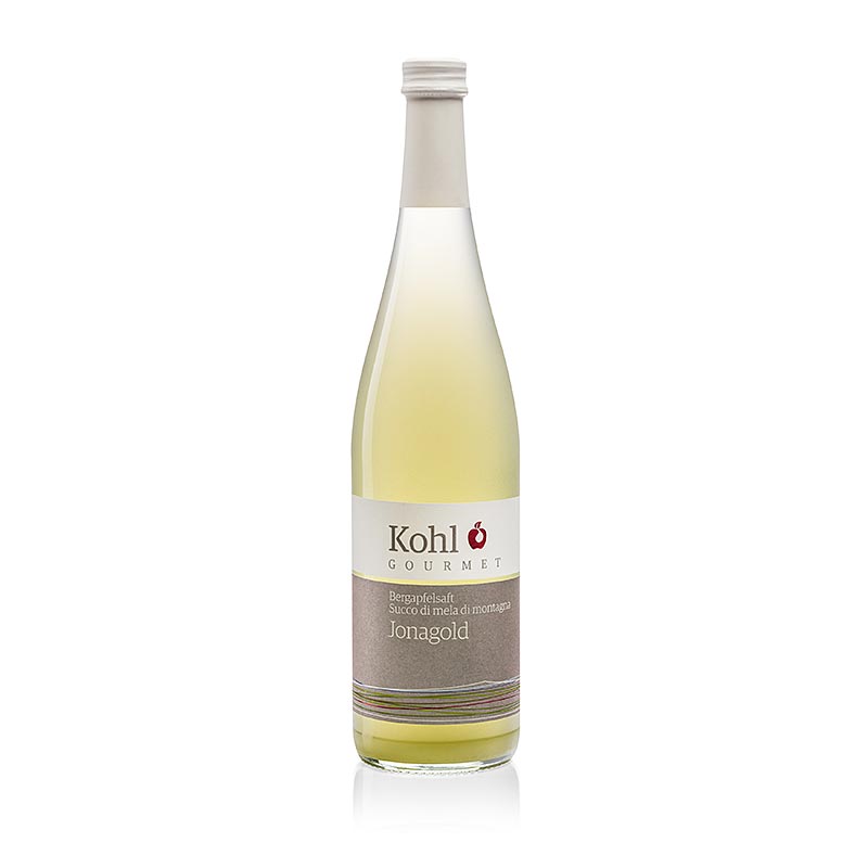 Gourmet Bergapfelsaft Jonagold, Kohl - 750 ml - Flasche