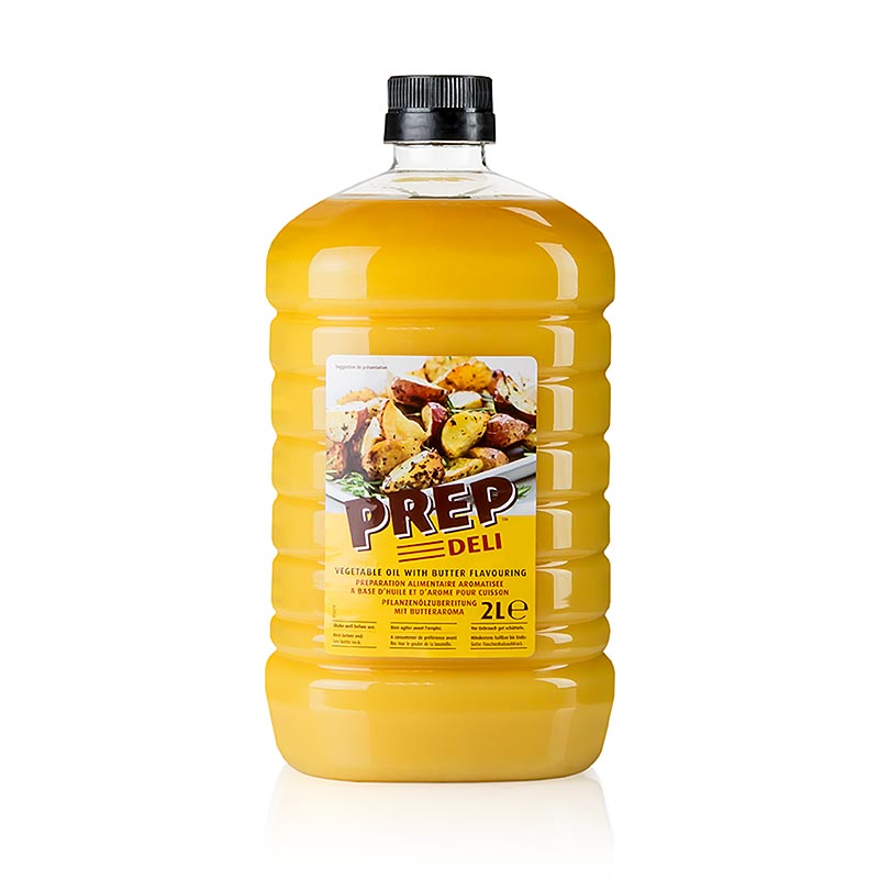 Prep Deli, plantaardige olie met botersmaak - 2 l - PE-kanist.