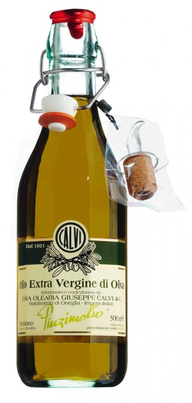 Olio extra vergine Pinzimolio, Natives Olivenöl extra Pinzimolio, Calvi - 500 ml - Flasche