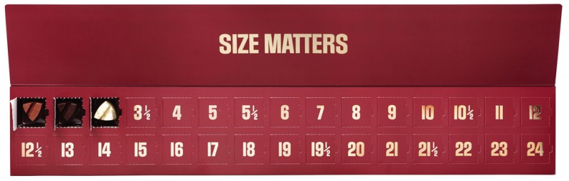 Adventskalender mit Schokoladenstücken sortiert, For Chocolovers Bordeaux, Christmas Calender, Simply Chocolate - 300 g - Stück Adventskalender mit Schokoladenstücken sortiert, For Chocolovers Bordeaux, Christmas Calender, Simply Chocolate - 300 g - Stück