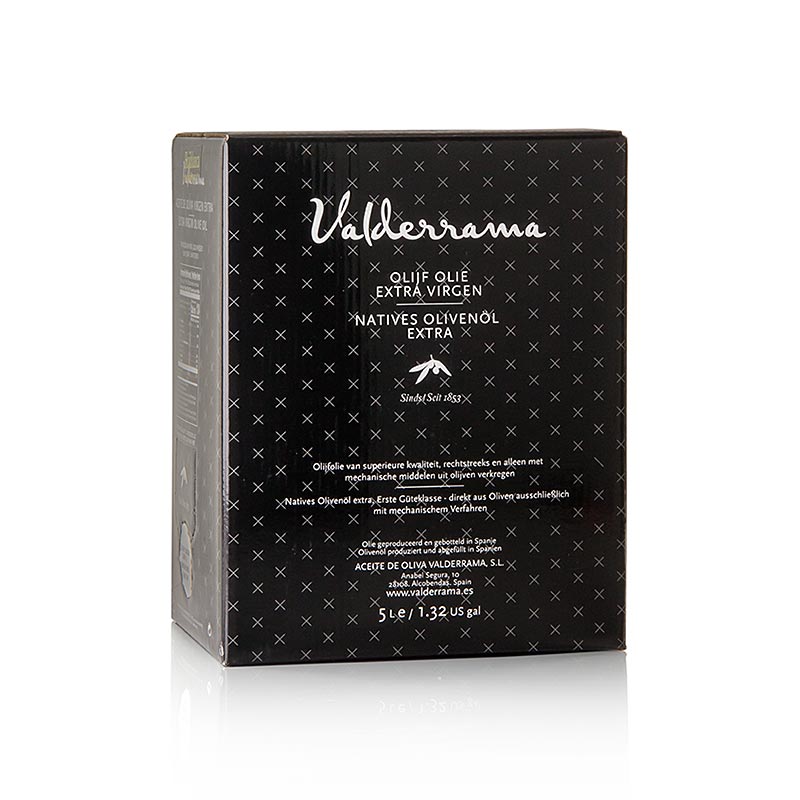 Natives Olivenöl Extra, Valderrama, 100% Hojiblanca - 5 l - Bag in box