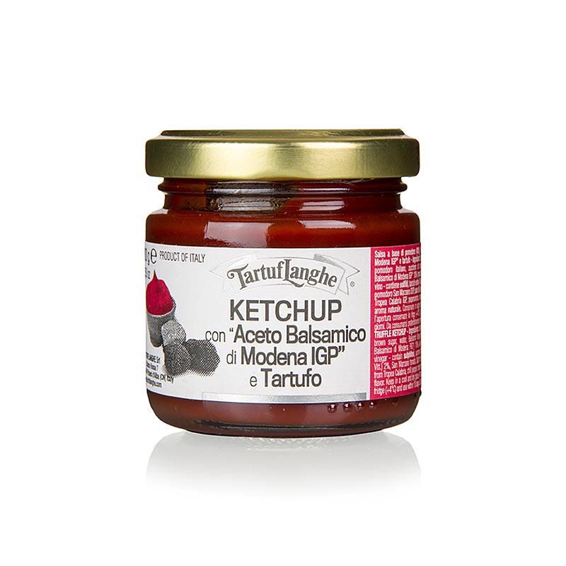 TARTUFLANGHE Ketchup mit Balsamico und Sommertrüffel - 100 g - Flasche