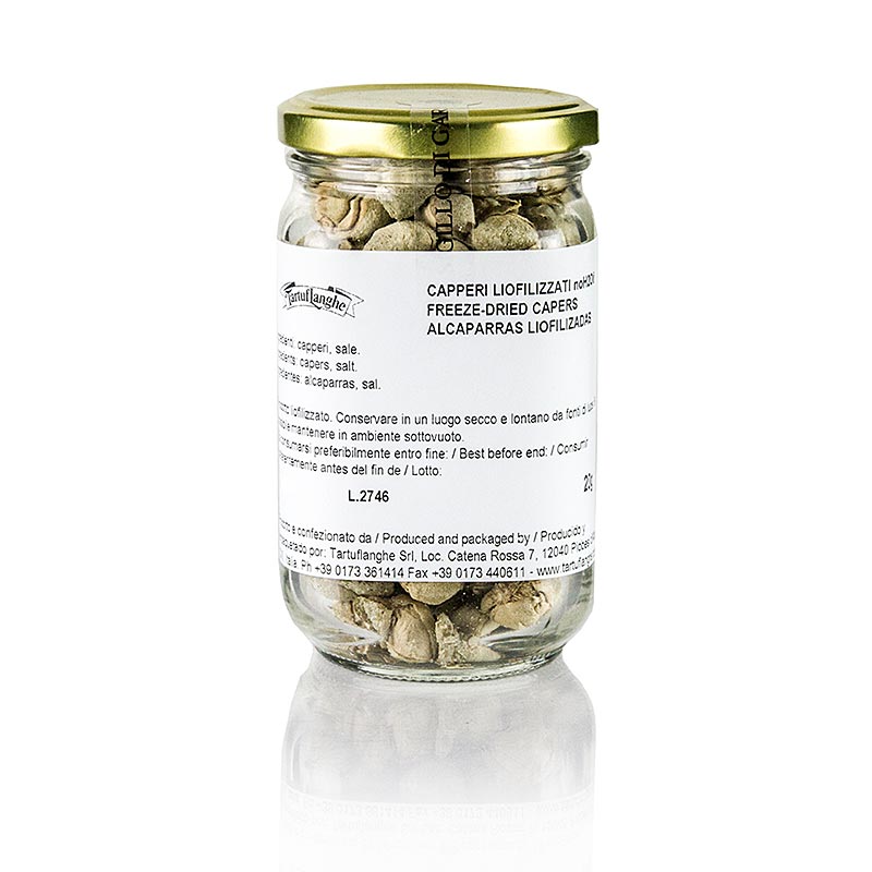 TARTUFLANGHE noH2O Kapern, dehydriert - 20 g - Glas TARTUFLANGHE noH2O Kapern, dehydriert - 20 g - Glas