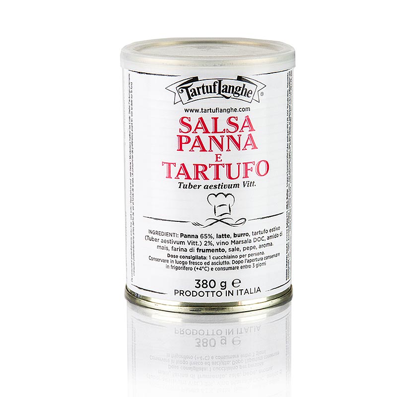 TARTUFLANGHE Sahne und Trüffelsauce - 380 g - Dose