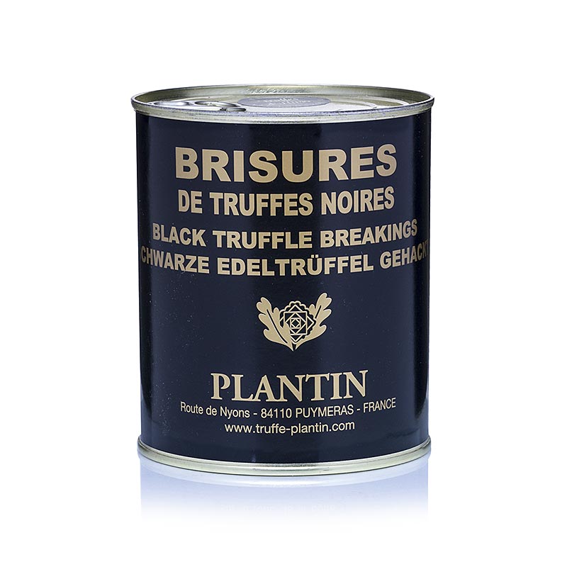 Brisures de Truffe d`hiver, truffe d`hiver finement hachee, Plantin - 460g - peut