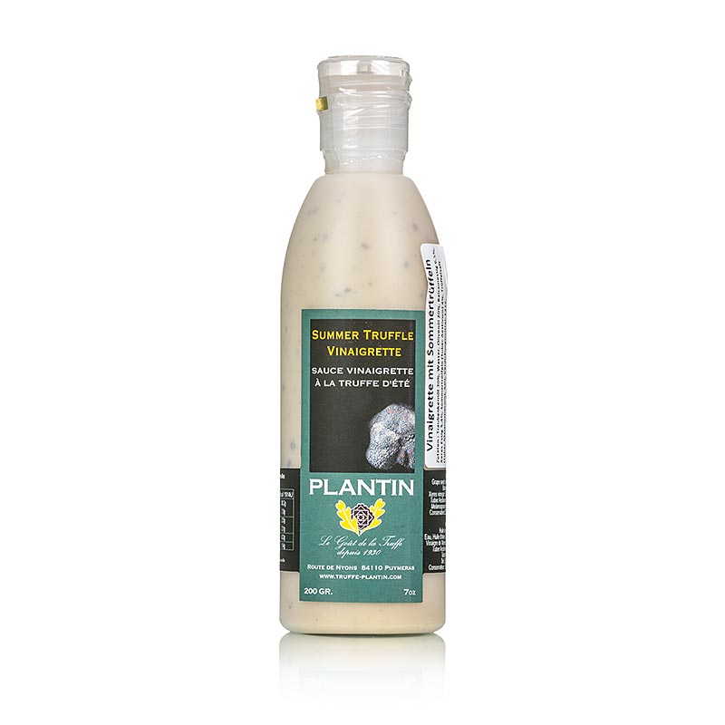 Trüffel-Dressing/-Vinaigrette, mit Sommertrüffel, Plantin - 200 g - Pe-flasche Trüffel-Dressing/-Vinaigrette, mit Sommertrüffel, Plantin - 200 g - Pe-flasche