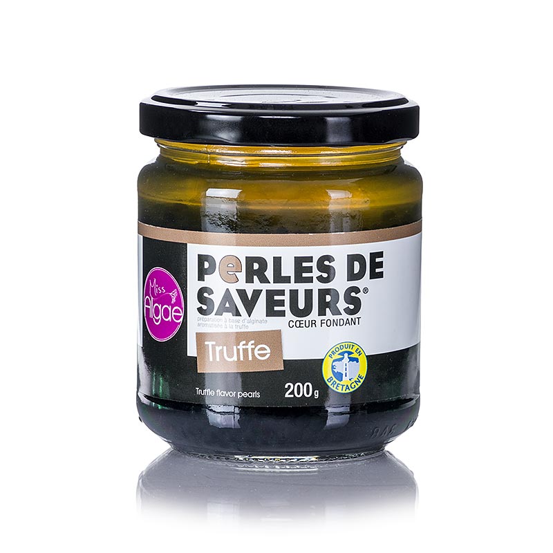 Trüffel-Kaviar - Trüffelaroma, Perlgrösse 5mm, Sphären, Les Perles - 200 g - Glas Trüffel-Kaviar - Trüffelaroma, Perlgrösse 5mm, Sphären, Les Perles - 200 g - Glas