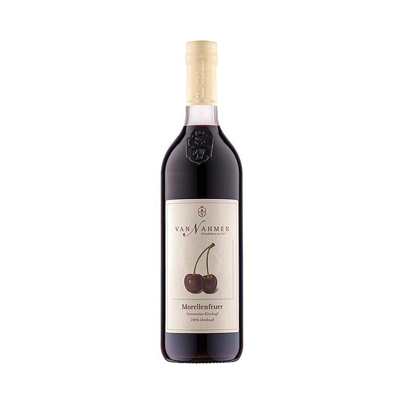 van Nahmen - Morellenfeuer Sour cherry juice, 100% juice - 750 ml - bottle van Nahmen - Morellenfeuer Sour cherry juice, 100% juice - 750 ml - bottle