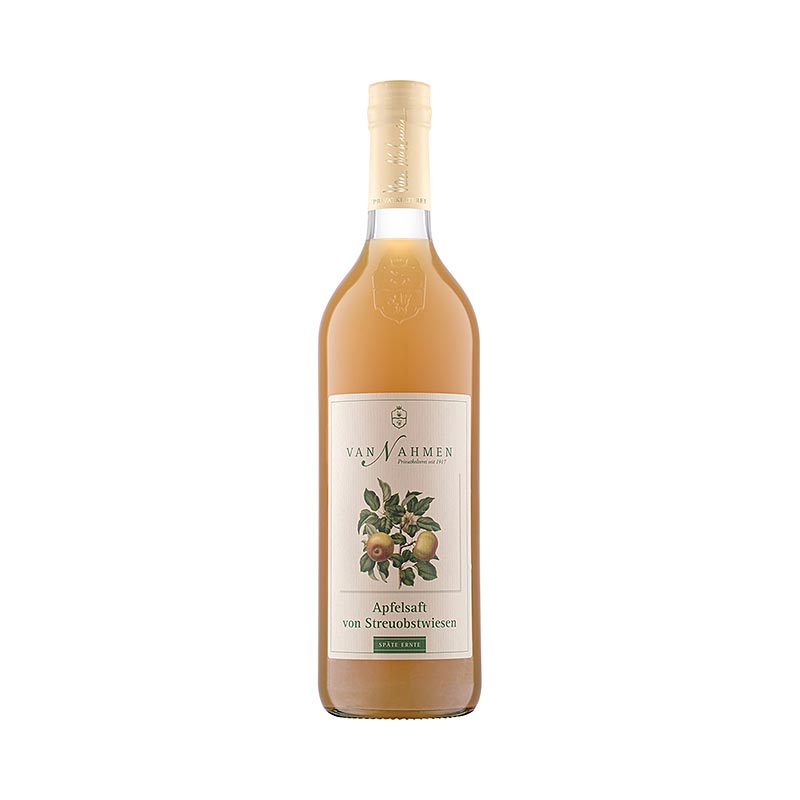 van Nahmen - Streuobstwiesen Apfelsaft, späte Ernte, 100% Direktsaft - 750 ml - Flasche van Nahmen - Streuobstwiesen Apfelsaft, späte Ernte, 100% Direktsaft - 750 ml - Flasche
