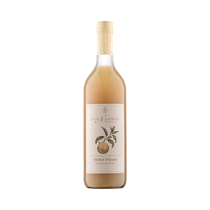 van Nahmen - White peach nectar from early peach, 45% juice - 750 ml - bottle