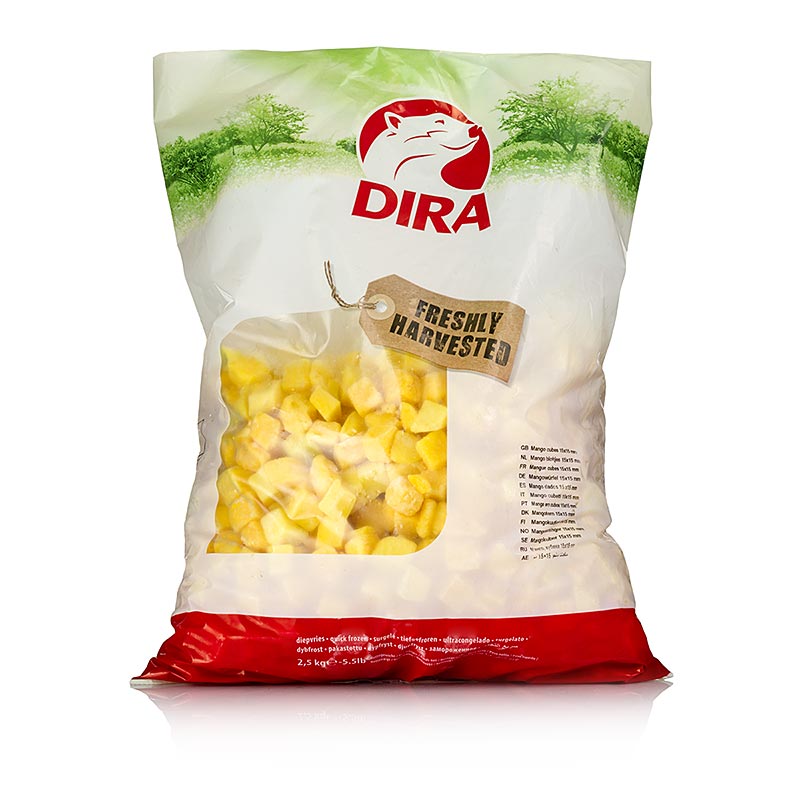 Cubes de mangue, 15x15 mm - 2,5 kg - sac