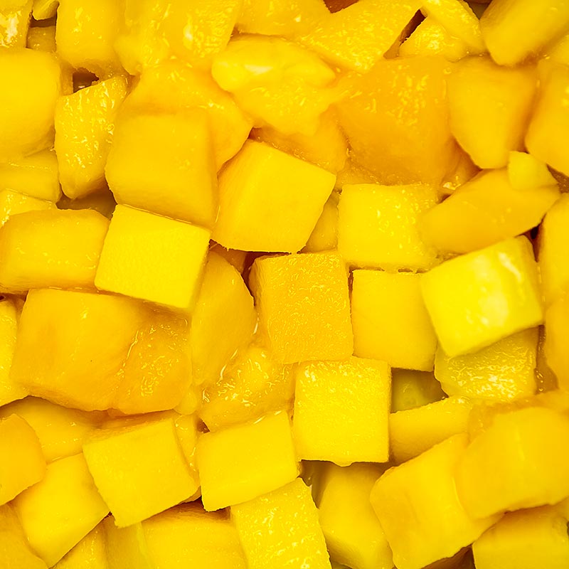Mango cubes, 15x15 mm - 2.5 kg - bag