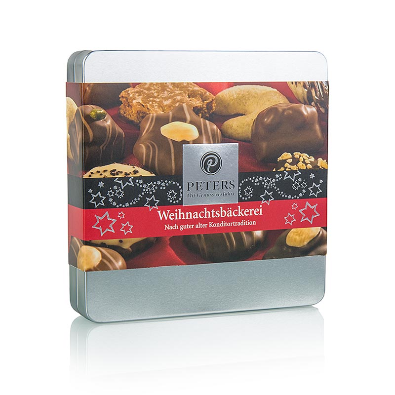 Weihnachtsgebäck - Weihnachtsbäckerei, mit Alkohol, Peters - 220 g - Dose Weihnachtsgebäck - Weihnachtsbäckerei, mit Alkohol, Peters - 220 g - Dose