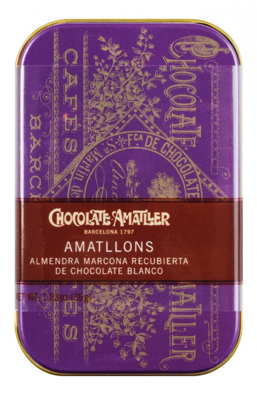 Amatllons, Display, Mandeln mit Schokoladenüberzug, Display, Amatller - 20 x 35 g - Display Amatllons, Display, Mandeln mit Schokoladenüberzug, Display, Amatller - 20 x 35 g - Display