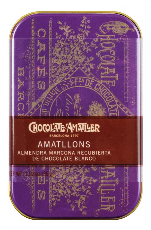 Amatllons, présentoir, amandes recouvertes de chocolat, présentoir, Amatller - 20 x 35 g - afficher
