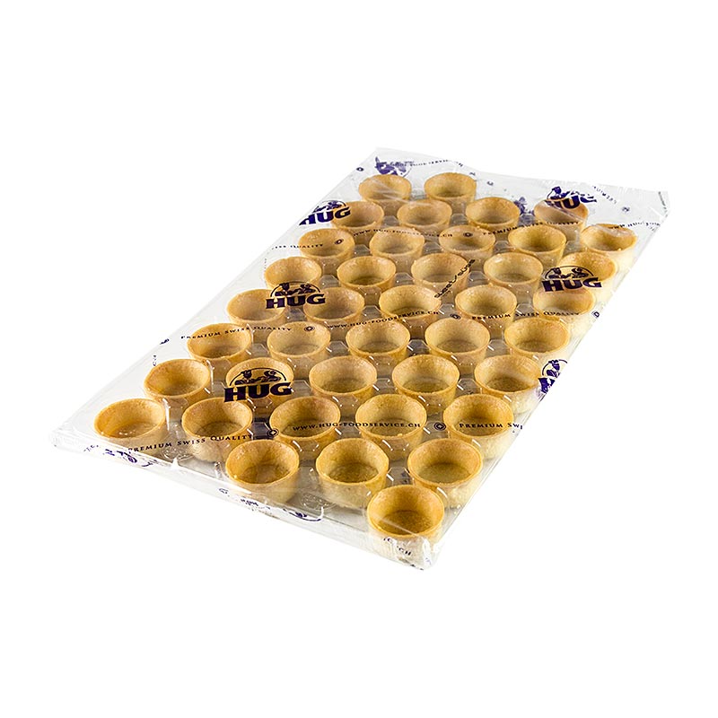 Minidessert-taartjes - filigraan, rond, Ø 3,8 cm, H 1,8 cm, kort deeg - 200 uur - karton