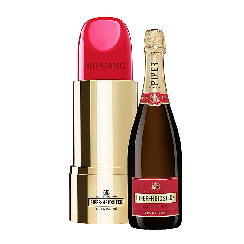 Champagner Piper Heidsieck Lipstick Edition, brut, 12% vol. - 750 ml - Flasche Champagner Piper Heidsieck Lipstick Edition, brut, 12% vol. - 750 ml - Flasche