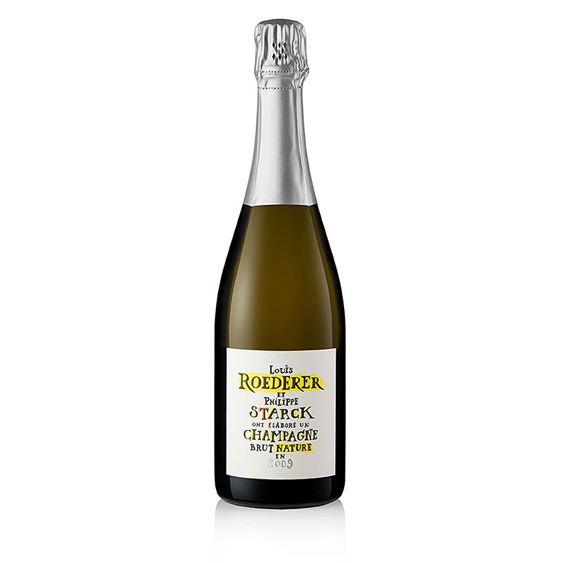 Champagner Roederer 2009er Brut Nature Design by Philippe Starck, 12% vol. - 750 ml - Flasche Champagner Roederer 2009er Brut Nature Design by Philippe Starck, 12% vol. - 750 ml - Flasche