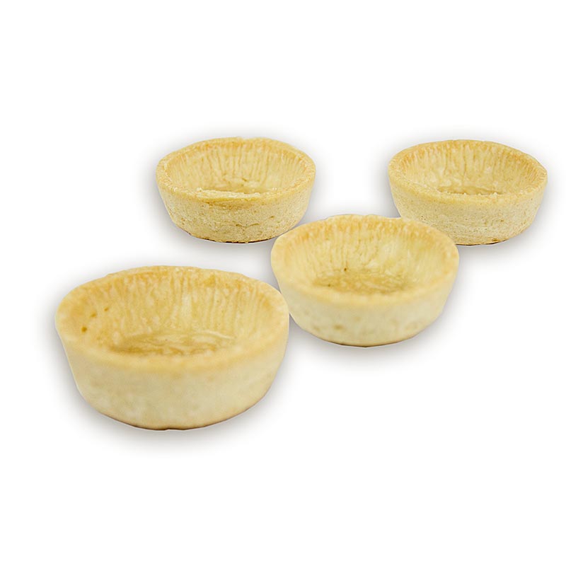 Snack-Tartelettes, rund, Ø 5cm, hell, salzig - 1,55 kg, 184 Stück - Karton