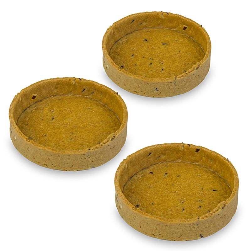 Dessert-Tartelettes Mehrkorn, Ø 80x17mm h - 1,04 kg, 45 St - Karton Dessert-Tartelettes Mehrkorn, Ø 80x17mm h - 1,04 kg, 45 St - Karton