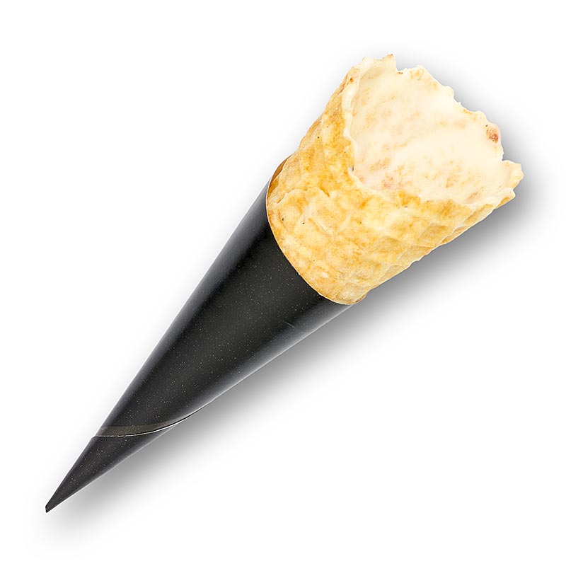 Waffel Hörnchen Käse, gecoated, Ø 30x80mm h - 400 g, 72 St - Karton Waffel Hörnchen Käse, gecoated, Ø 30x80mm h - 400 g, 72 St - Karton