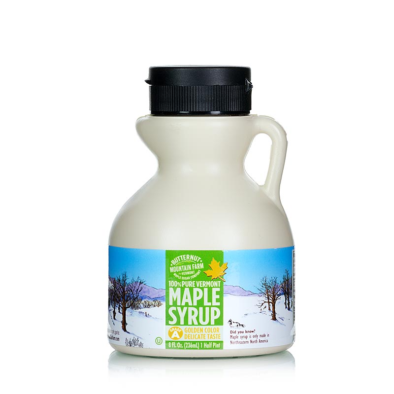 Maple Syrup - Golden, Vermont - 236 ml - PE-kanist.