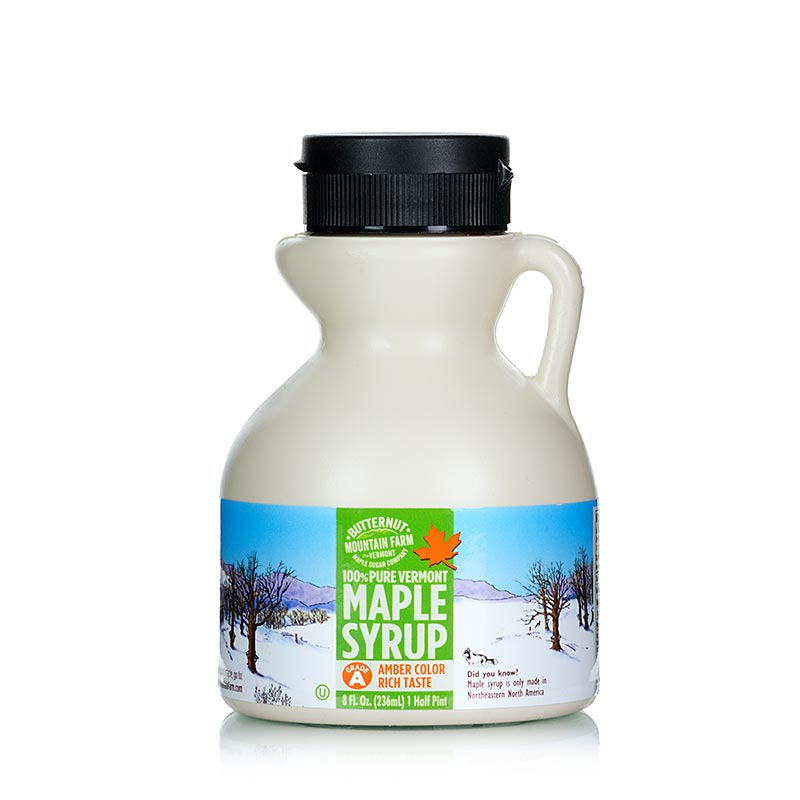 Maple Syrup - Amber, Vermont - 236 ml - PE-kanist.