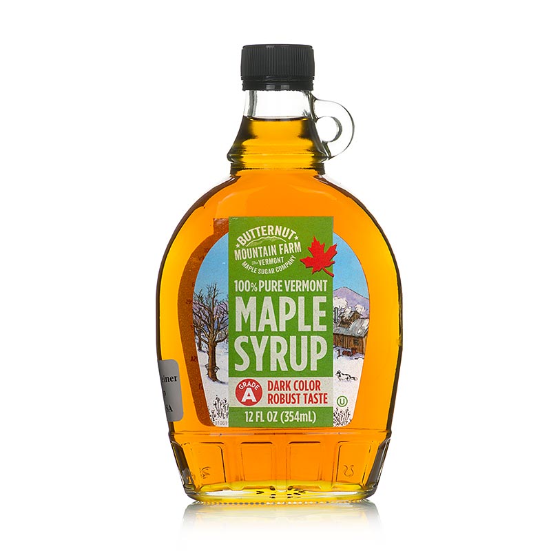 Maple Syrup - Dark Robust, Vermont - 354 ml - flaske