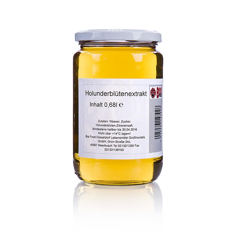 Elderflower extract - 680 ml - Glass