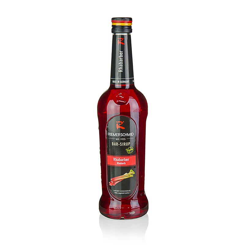 Rhubarb Syrup, Riemerschmid - 700 ml - bottle