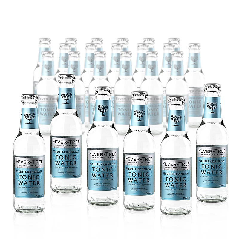 Feber Tree - Middelhavet Tonic Water - 4,8 1, 24 x 200 ml - kasse