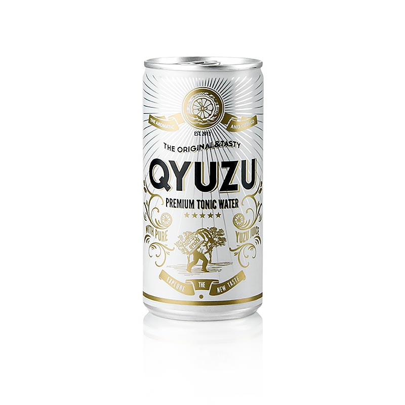 Qyuzu - Tonic Water, mit reinem Yuzu Saft - 200 ml - Dose Qyuzu - Tonic Water, mit reinem Yuzu Saft - 200 ml - Dose