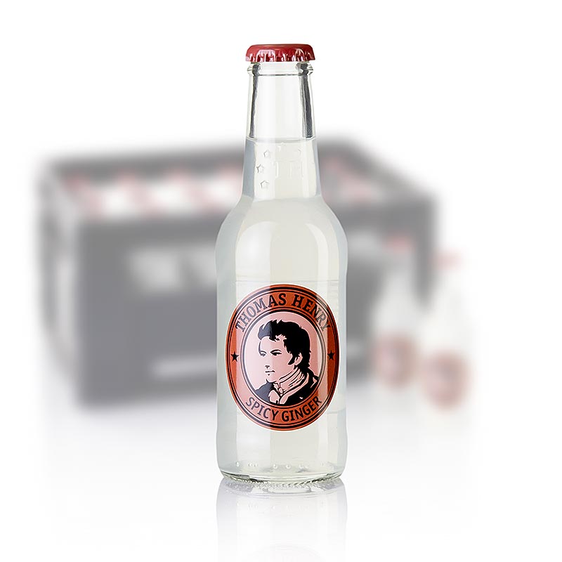 Thomas Henry - Spicy Ginger, Ingwer-Limonade - 4,8 l, 24 x 200ml - Kiste Thomas Henry - Spicy Ginger, Ingwer-Limonade - 4,8 l, 24 x 200ml - Kiste