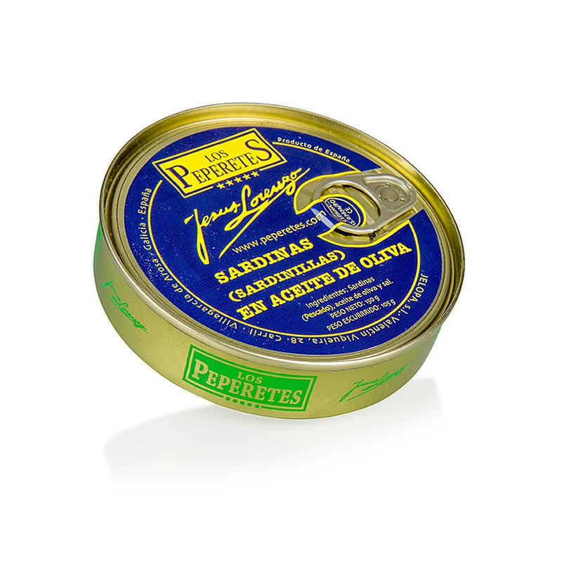 Sardinen in Olivenöl - Sardinas, Los Peperetes, Spanien - 150 g - Dose Sardinen in Olivenöl - Sardinas, Los Peperetes, Spanien - 150 g - Dose