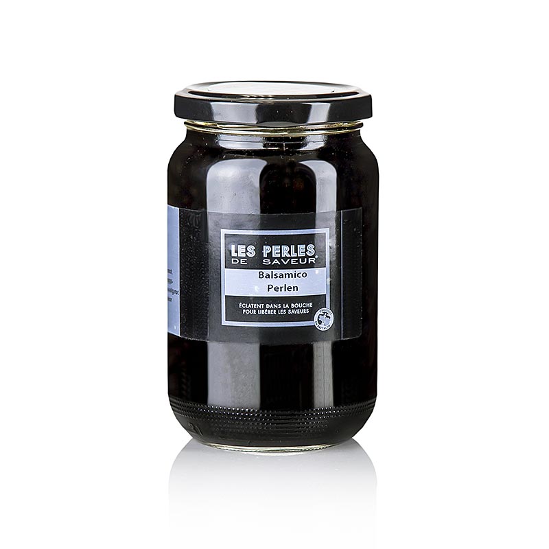 Würzkaviar Balsamico Essig, Perlgrösse 5mm, Sphären, Les Perles - 350 g - Glas Würzkaviar Balsamico Essig, Perlgrösse 5mm, Sphären, Les Perles - 350 g - Glas