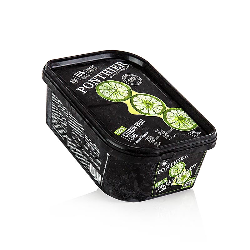 Ponthier lime puré, usødet - 1 kg - Pe-shell